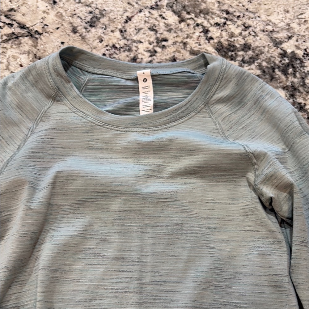 Light Blue Long Sleeve Top